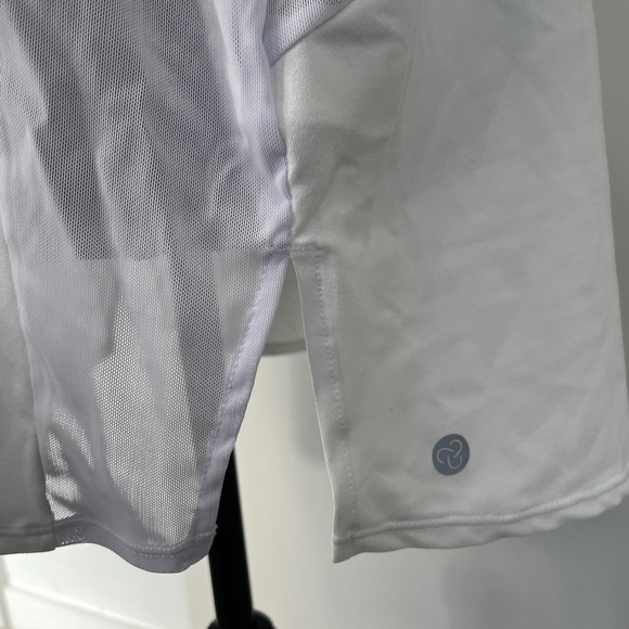 Zella All Day White Short Sleeve Athletic Top - Picture 4 of 6